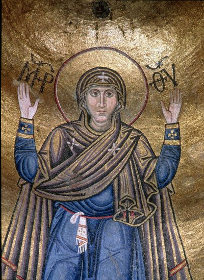 The Virgin Orans, c.1050 by Byzantine